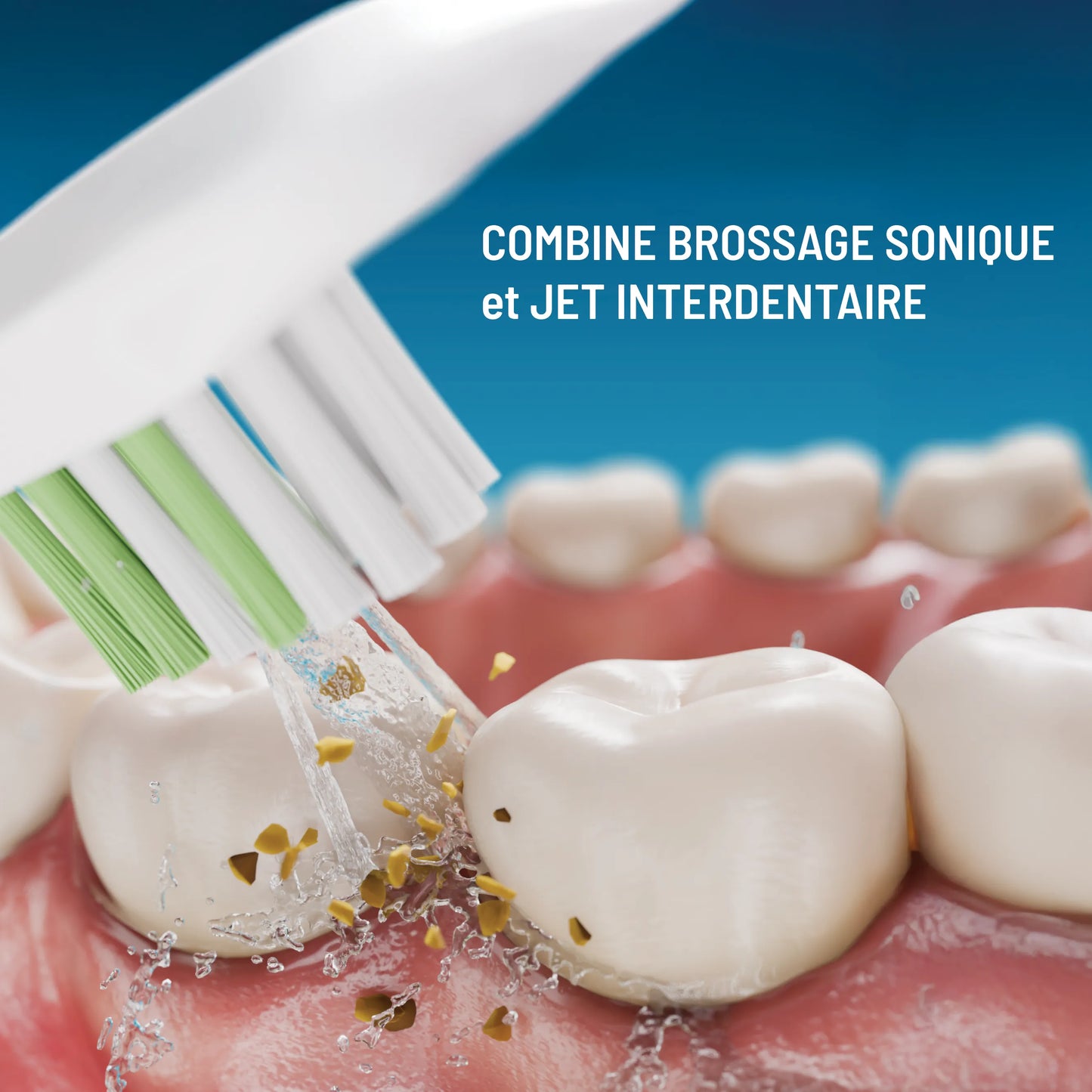 Brosse à dents électrique 3-en-1 Kleeneo™