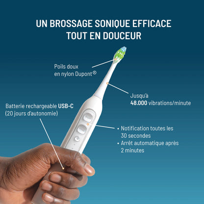 Brosse à dents électrique 3-en-1 Kleeneo™